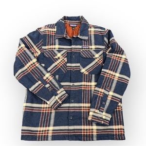 Patagonia Insulated Organic Cotton Midweight Fjord Flannel Shirt Men’s Sz. Large